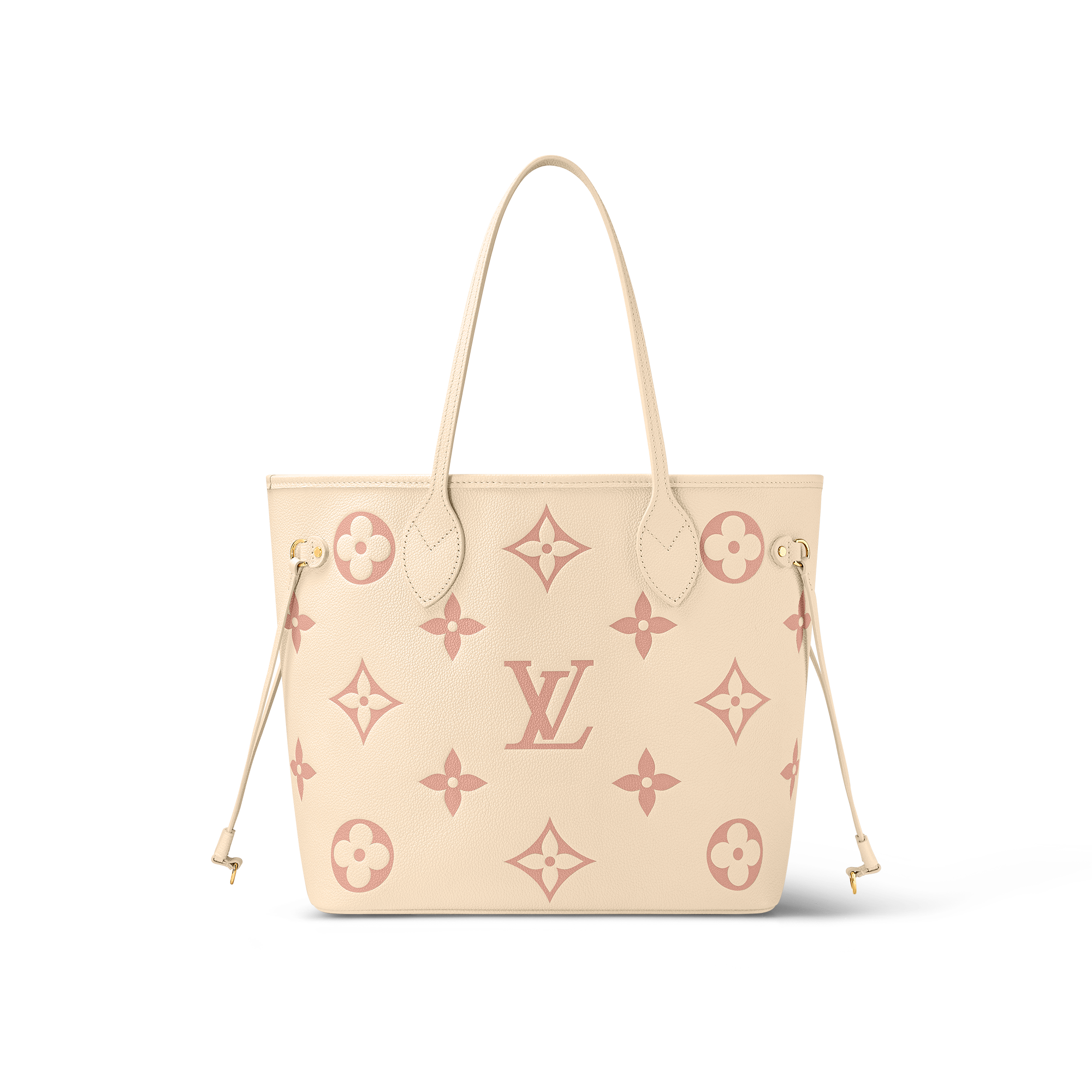 Lv neverfull deals white pink